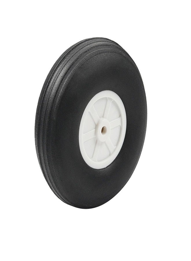 Heyiarbeit 3.5" RC Model Airplane Foam Wheel Super Light Tire and Wheel Sets for RC Airplane PU Sponge Tire with Plastic Hub 1 Pcs - Image 1